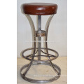 Industrial Bicycle Teil Bar Hocker Leder Sitz